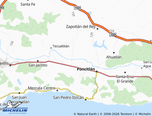 Mapa MICHELIN Azcatlán - ViaMichelin