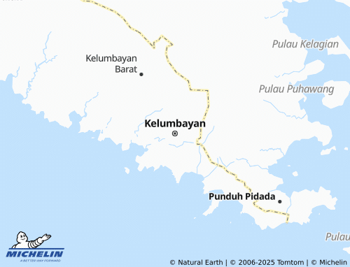 MICHELIN Kelumbayan map - ViaMichelin