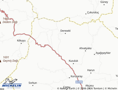 MICHELIN İkikese map - ViaMichelin