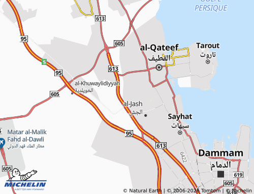 MICHELIN-Landkarte al-Badee'ah - ViaMichelin