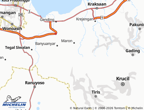 MICHELIN Sumberdawe map - ViaMichelin