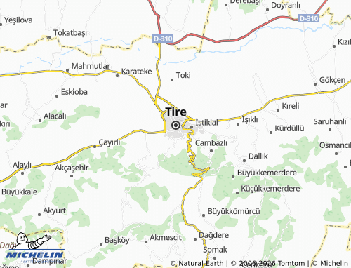 MICHELIN Ertuğrul map - ViaMichelin