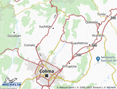 MICHELIN Tierra Blanca map - ViaMichelin