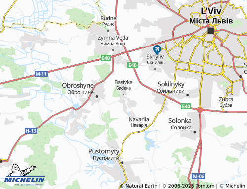 Mappa MICHELIN Basivka - ViaMichelin