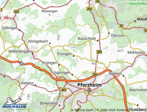 Mapa MICHELIN Eisingen - ViaMichelin
