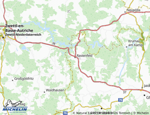 MICHELIN Rastenfeld map - ViaMichelin