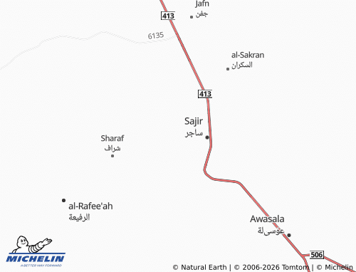 Carte MICHELIN Um Suwleem - ViaMichelin