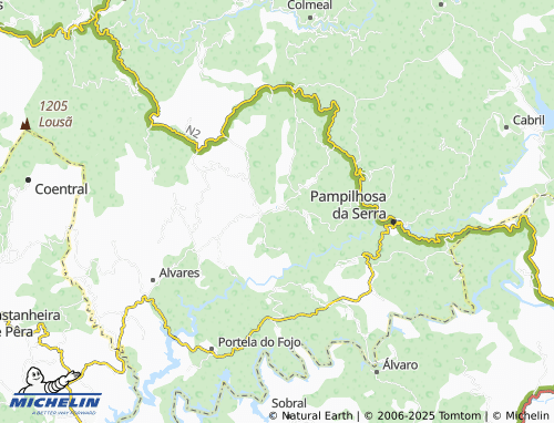 MICHELIN Pessegueiro map - ViaMichelin