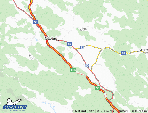 Carte MICHELIN gornji prozor - ViaMichelin