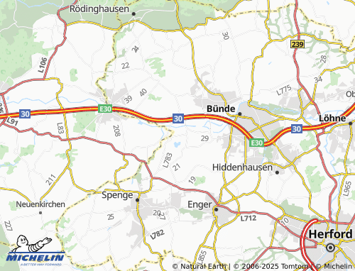 MICHELIN Eilen map - ViaMichelin