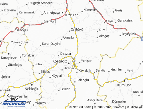 MICHELIN Yeni Hamidiye map - ViaMichelin