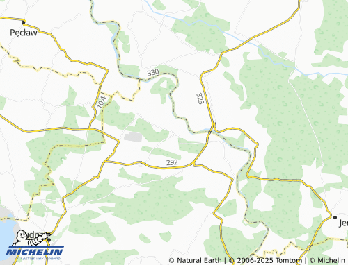 MICHELIN Chełm map - ViaMichelin