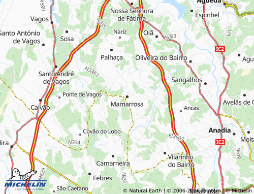 MICHELIN Mamarrosa map - ViaMichelin