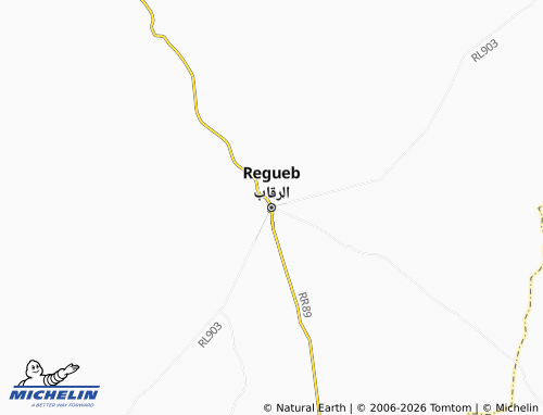 Carte MICHELIN Regueb - ViaMichelin
