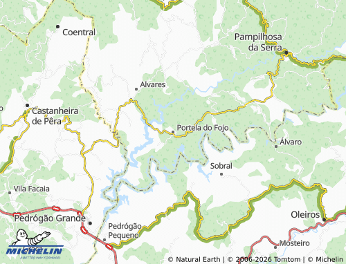 Mapa MICHELIN Portela do Fojo-Machio - ViaMichelin