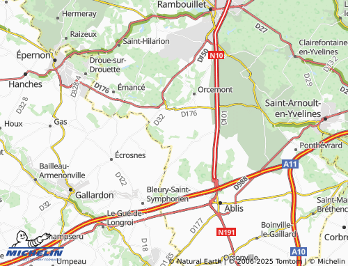 Carte MICHELIN Cerqueuse - ViaMichelin