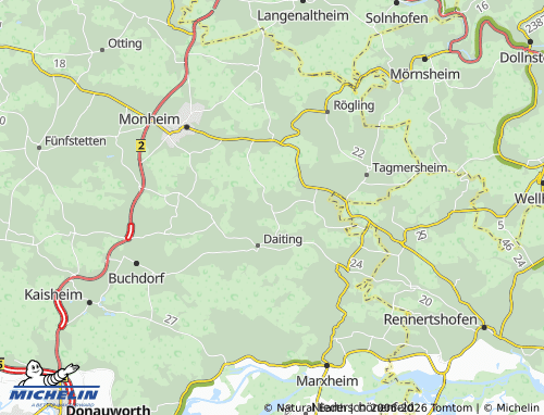 MICHELIN Natterholz map - ViaMichelin