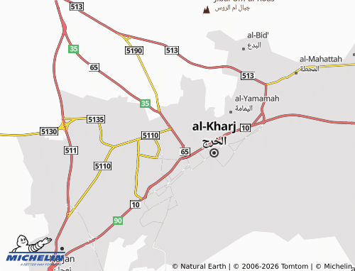 Carte MICHELIN al-Munayfiyyah - ViaMichelin