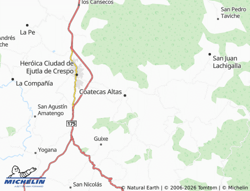 Mapa MICHELIN Coatecas Altas - ViaMichelin