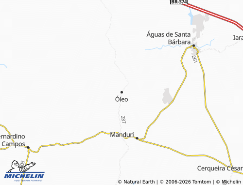 Mappa MICHELIN Óleo - ViaMichelin