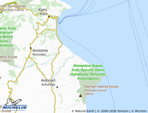 MICHELIN Mourteri map - ViaMichelin