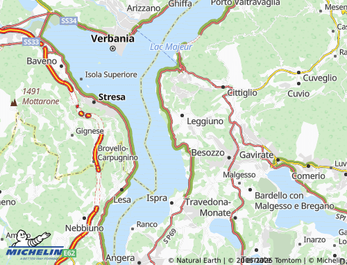MICHELIN Arolo map - ViaMichelin