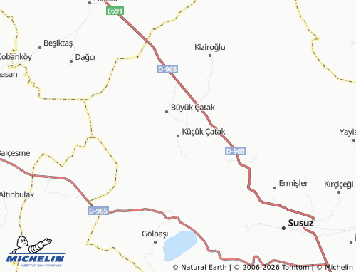 Mappa MICHELIN Küçük Çatak - ViaMichelin