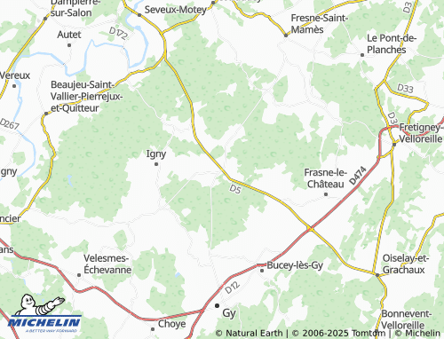 Carte MICHELIN La Chapelle-Saint-Quillain - ViaMichelin