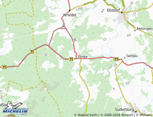 Carte MICHELIN Eimke - ViaMichelin