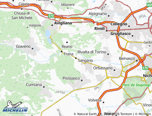Carte MICHELIN Sangano - ViaMichelin