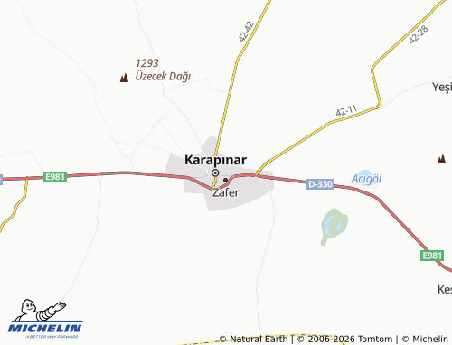 MICHELIN İpekçi map - ViaMichelin