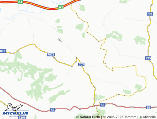 Mapa MICHELIN Nedyalsko - ViaMichelin