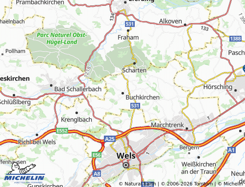 MICHELIN Buchkirchen map - ViaMichelin