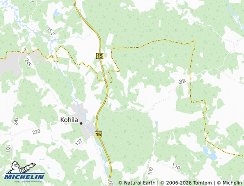 Kaart MICHELIN Urge - ViaMichelin