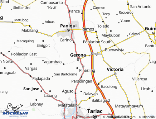 MICHELIN Gerona map - ViaMichelin