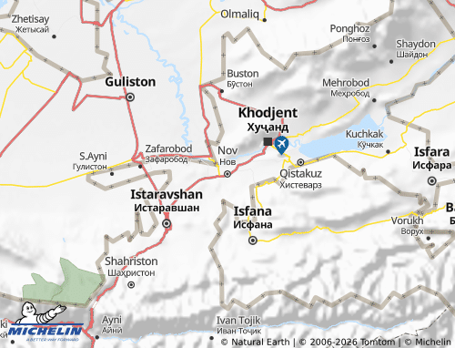 Mappa MICHELIN Spitamen - ViaMichelin