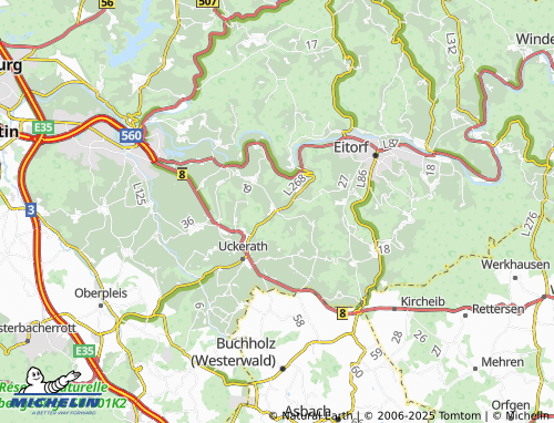 MICHELIN Süchterscheid map - ViaMichelin