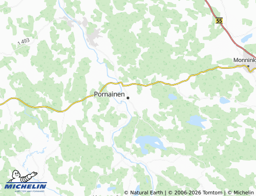 MICHELIN-Landkarte Pornainen - ViaMichelin