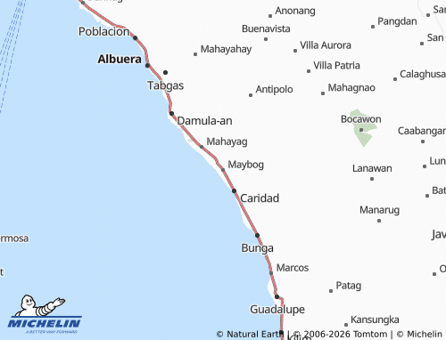 MICHELIN Maybog map - ViaMichelin