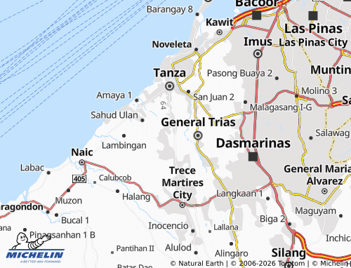 MICHELIN Punta 2 map - ViaMichelin