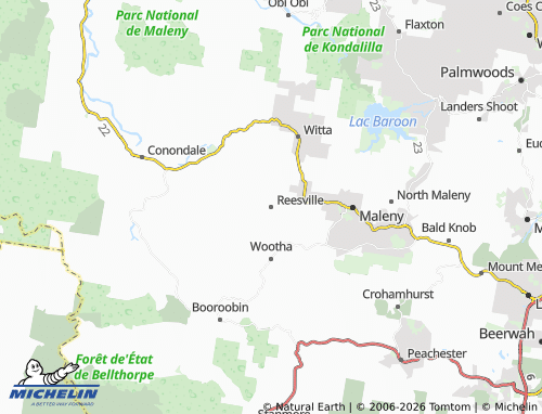 MICHELIN Reesville map - ViaMichelin