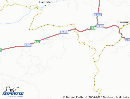 Mapa MICHELIN Enseliler - ViaMichelin