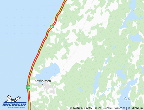 MICHELIN-Landkarte Bäckanäs - ViaMichelin