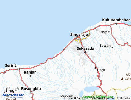 Mappa MICHELIN Tukadmungga - ViaMichelin