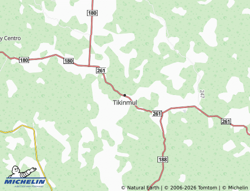 Carte MICHELIN Tikinmul - ViaMichelin