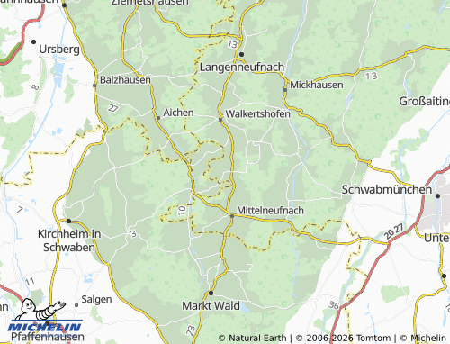 Mappa MICHELIN Reichertshofen - ViaMichelin