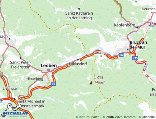 Mappa MICHELIN Niklasdorf - ViaMichelin