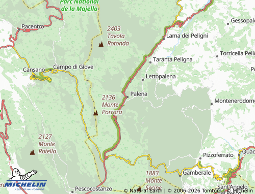 Mapa MICHELIN Palena - ViaMichelin