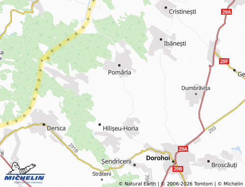 Mapa MICHELIN Hilișeu-Cloșca - ViaMichelin