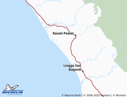 Mappa MICHELIN Sungai Tunu Barat - ViaMichelin